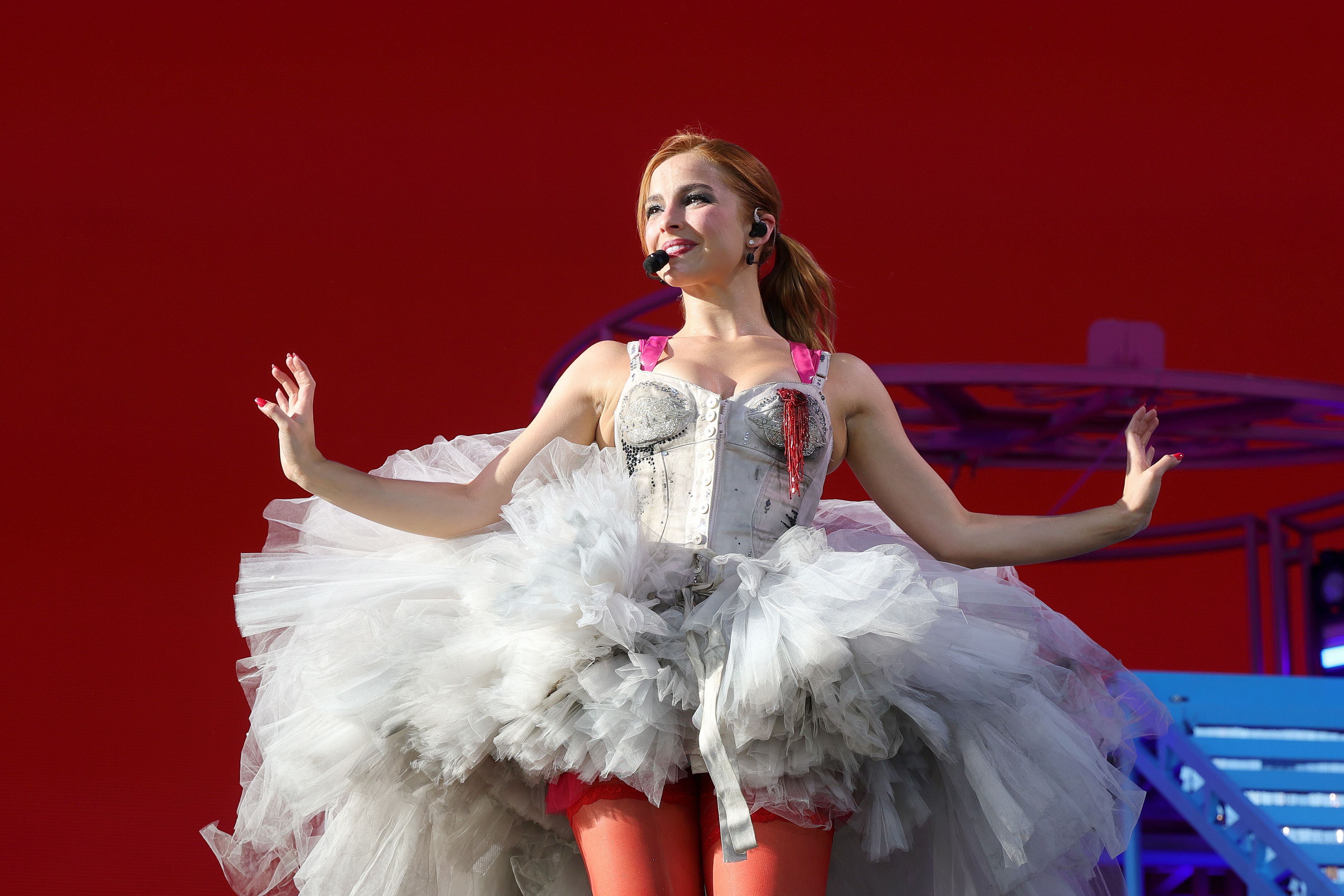 Addison Rae, una de las headliners del Primavera Sound 2026, que actúará en el escenario Coachella durante el Festival de Música y Arte del Valle de Coachella 2026 en el Empire Polo Club el 18 de abril de 2026 en Indio, California.