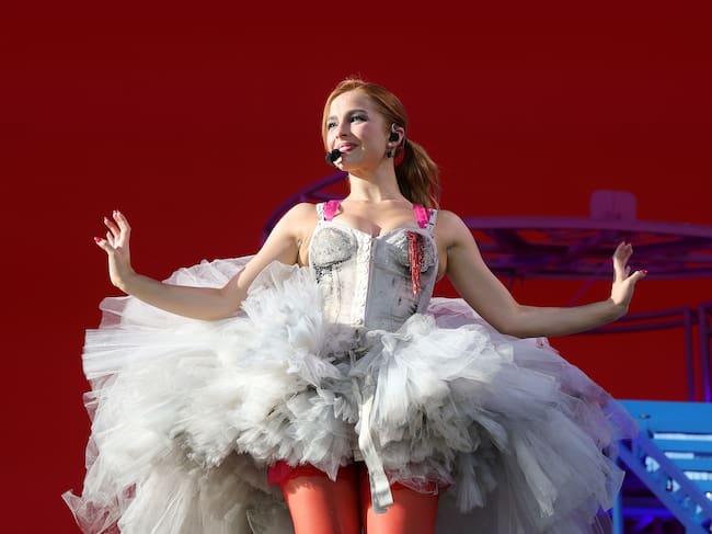 Addison Rae, una de las headliners del Primavera Sound 2026, que actúará en el escenario Coachella durante el Festival de Música y Arte del Valle de Coachella 2026 en el Empire Polo Club el 18 de abril de 2026 en Indio, California.