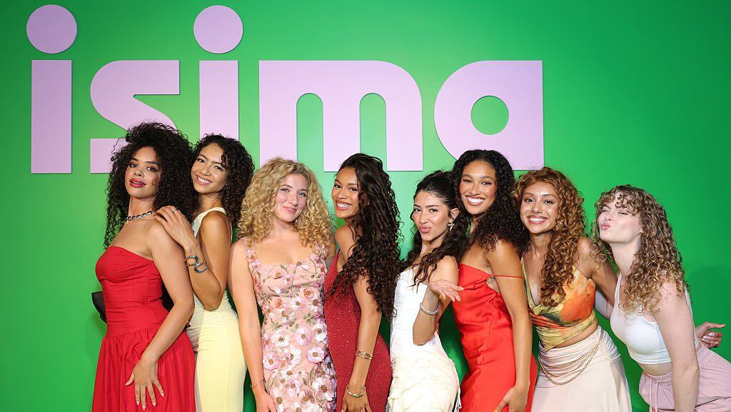 Sharee Michelle, Sierra Miller, Mikayala Nicole, Ximena Miranda, Autumn Thompkins and guests attend Shakira Celebrates the Launch of Her New Latin-Rooted and Clinically Proven Haircare Line, isima on July 31, 2025 in Los Angeles, California. (Stefanie Keenan/Getty Images)