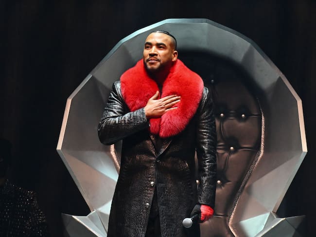 Don Omar performs onstage during his «Back To Reggaeton» tour at Gas South Arena on April 18, 2024 in Duluth, Georgia. Paras Griffin/Getty Images