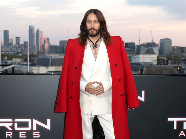 Jared Leto asiste al preestreno en el Reino Unido de «Tron: Ares» el 1 de octubre de 2025 en Londres, Inglaterra. (Foto de Tristan Fewings/Getty