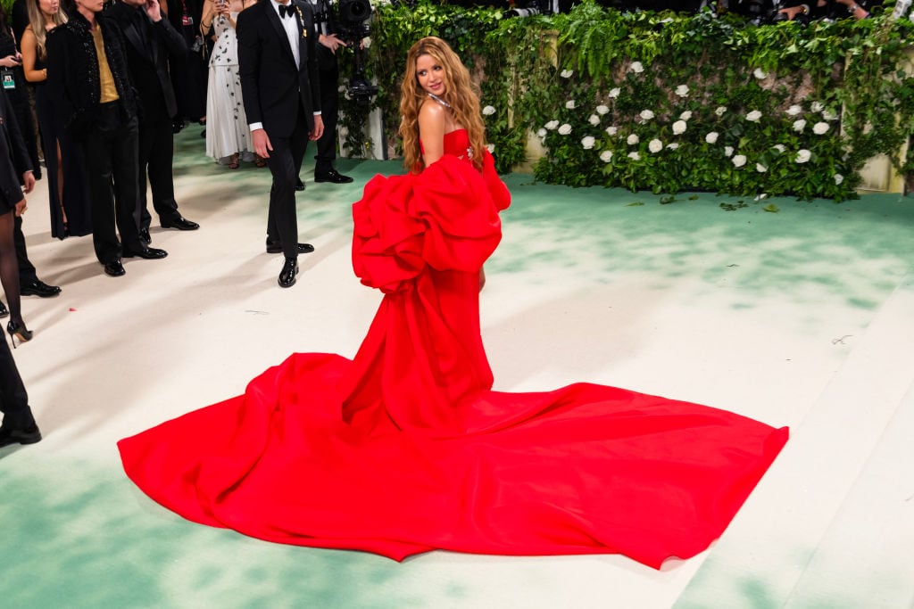 Shakira attends the 2024 Met Gala celebrating «Sleeping Beauties: Reawakening Fashion» at The Metropolitan Museum of Art on May 06, 2024 in New York City. Gotham/Getty Images