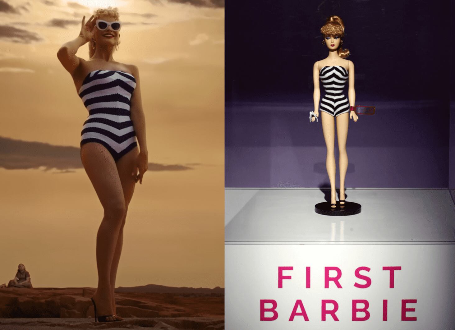 Barbie <a href="https://www.youtube.com/watch?v=8zIf0XvoL9Y">Teaser Trailer</a> /Frazer Harrison, Getty.