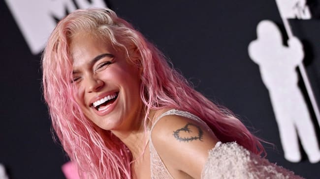 Karol G attends the 2023 MTV Video Music Awards at Prudential Center on September 12, 2023 in Newark, New Jersey. Axelle/Bauer-Griffin/FilmMagic