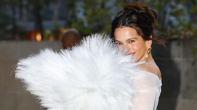 Rosalia attends the Schiaparelli Womenswear Spring/Summer 2026 show as part of Paris Fashion Week on October 02, 2025 in Paris, France. Marc Piasecki/WireImage