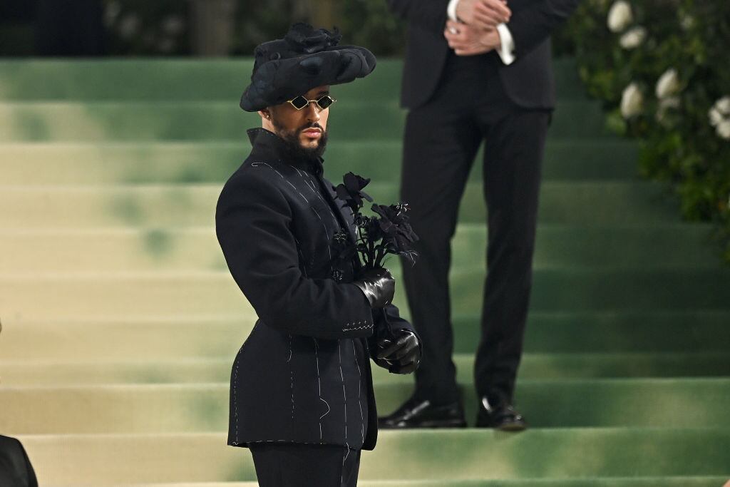 Bad Bunny attends The 2024 Met Gala Celebrating «Sleeping Beauties: Reawakening Fashion» on May 06, 2024 in New York City. Bauzen/GC Images