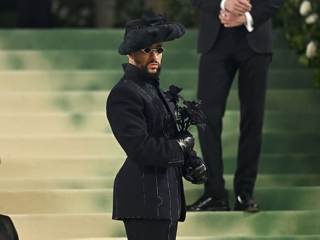 Bad Bunny attends The 2024 Met Gala Celebrating «Sleeping Beauties: Reawakening Fashion» on May 06, 2024 in New York City. Bauzen/GC Images