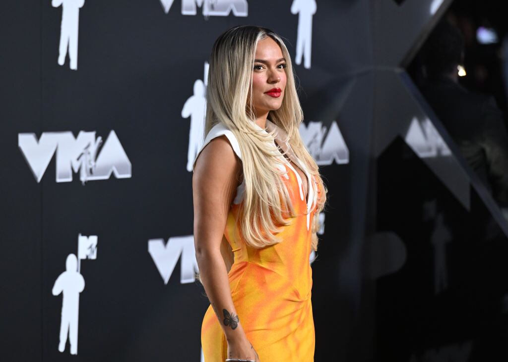 Karol G en los VMAs 2024 en Nueva York. Noam Galai / Getty Images para MTV