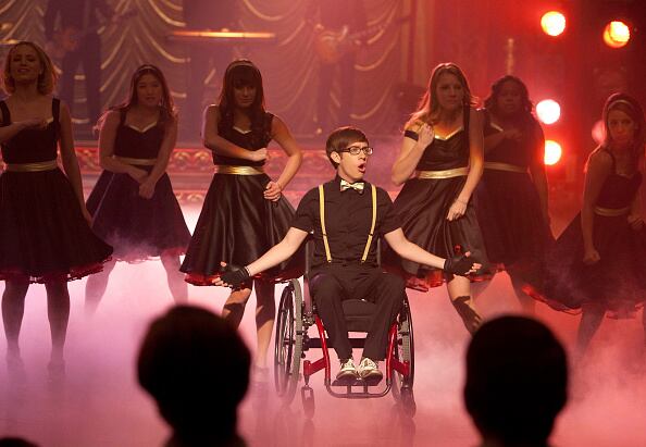 Kevin McHale en Glee // Foto: Getty Images