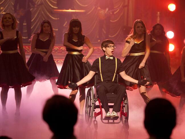 Kevin McHale en Glee // Foto: Getty Images