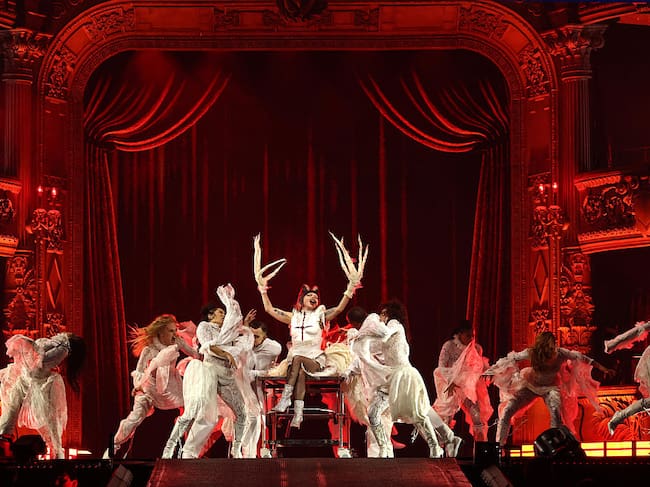 Lady Gaga performs during the kick off of The MAYHEM Ball tour at T-Mobile Arena on July 16, 2025 in Las Vegas, Nevada. Kevin Mazur/Getty Images for Live Nation