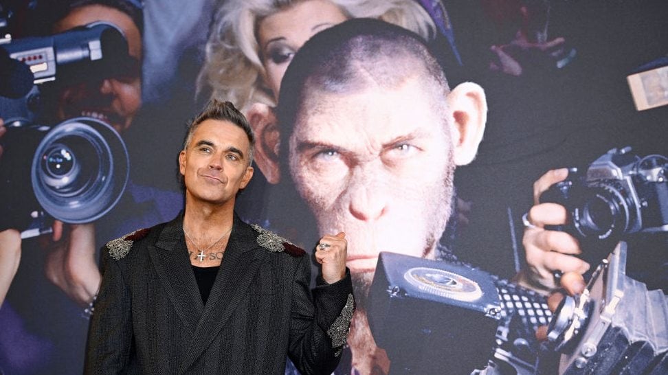 Robbie Williams attends the «Better Man» European Premiere at the Odeon Luxe Leicester Square on November 27, 2024 in London, England. Gareth Cattermole/Getty Images