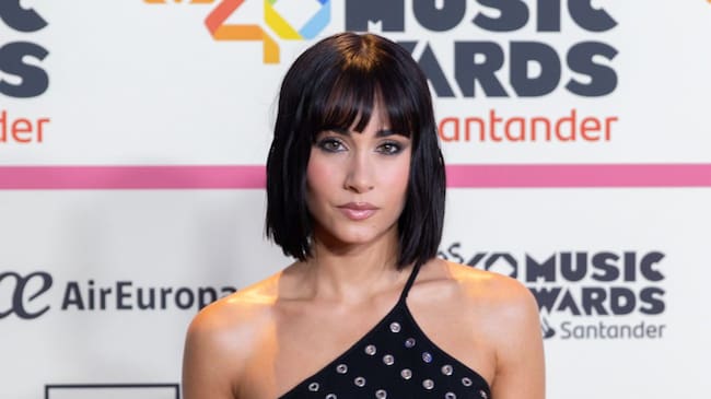 Aitana attends the «LOS40 Music Awards Santander 2023» Nominees Gala Dinner at Florida Park on October 17, 2023 in Madrid, Spain. Aldara Zarraoa/Getty Images