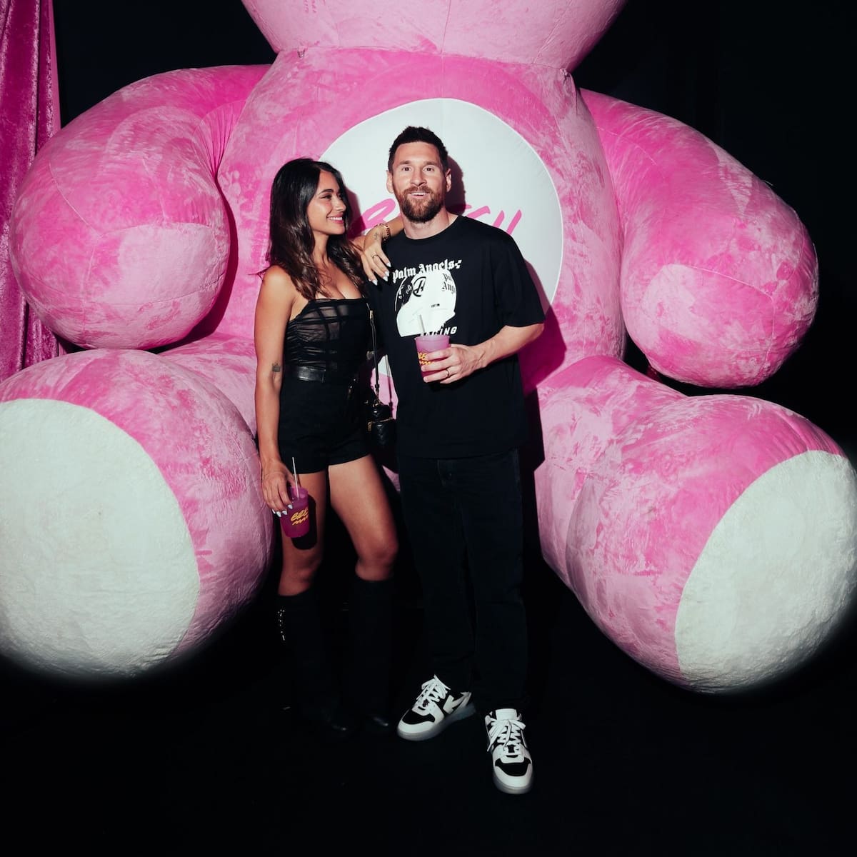 Messi and Antonella Light Up the BRESH Party in Miami