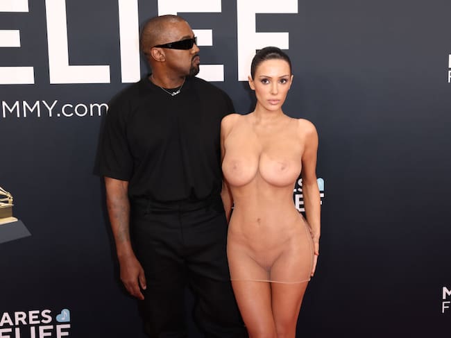 Kanye West and Bianca Censori attend the 67th Annual GRAMMY Awards on February 02, 2025 in Los Angeles, California. Matt Winkelmeyer/Getty Images for The Recording Academy