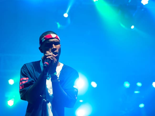 Frank Ocean performs as part of Day 1 of the 2012 Coachella Valley Music & Arts Festival. Paul R. Giunta/Getty Images