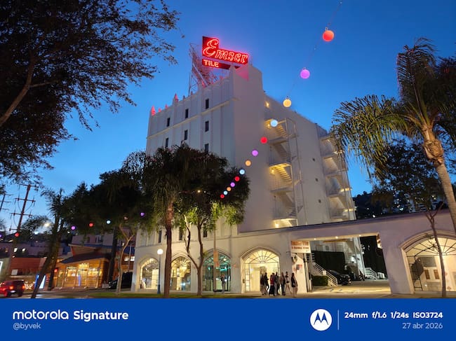 Fotografía tomada con el Motorola Signature