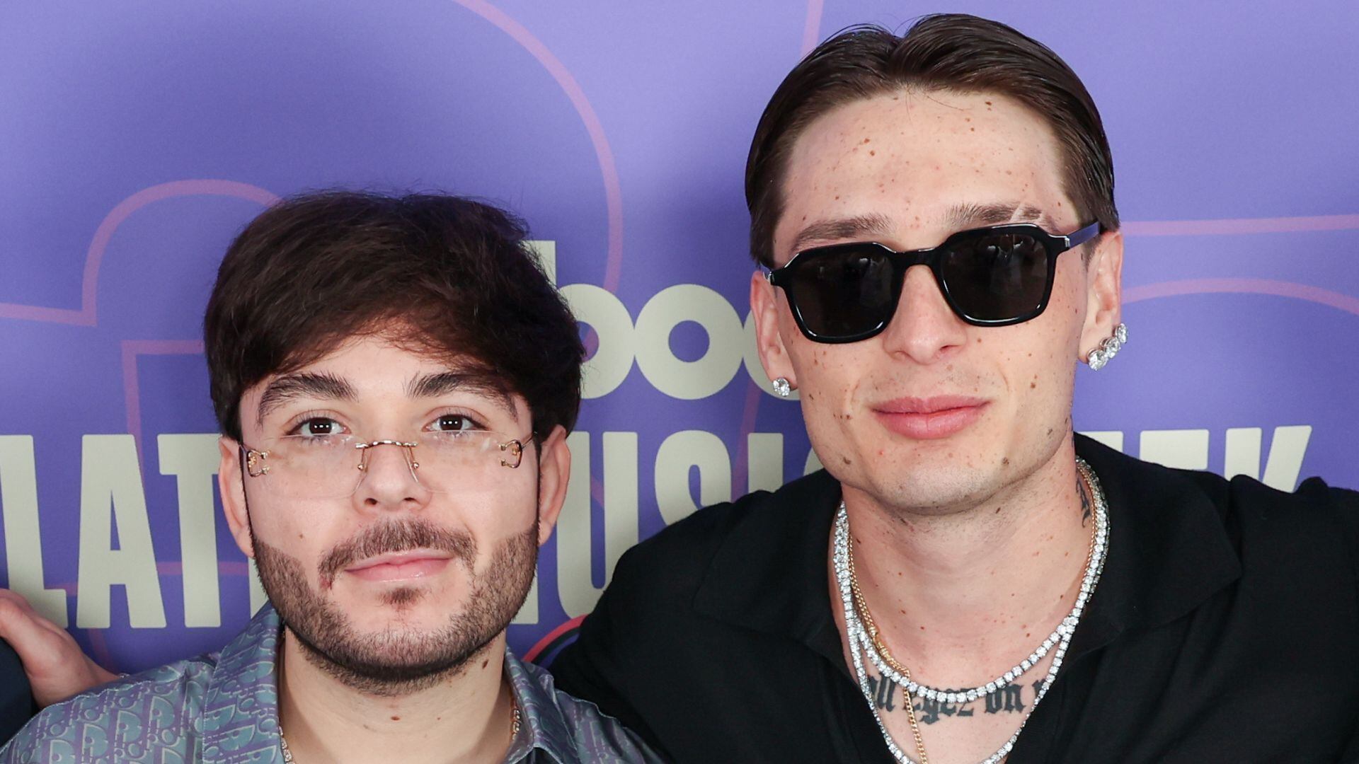 Fidel, Tito Double P, Peso Pluma y Jasiel Núñez durante la Semana de la Música Latina de Billboard en el Fillmore Miami Beach el 15 de octubre de 2024 en Miami Beach, Florida. Christopher Polk/Billboard vía Getty Images
