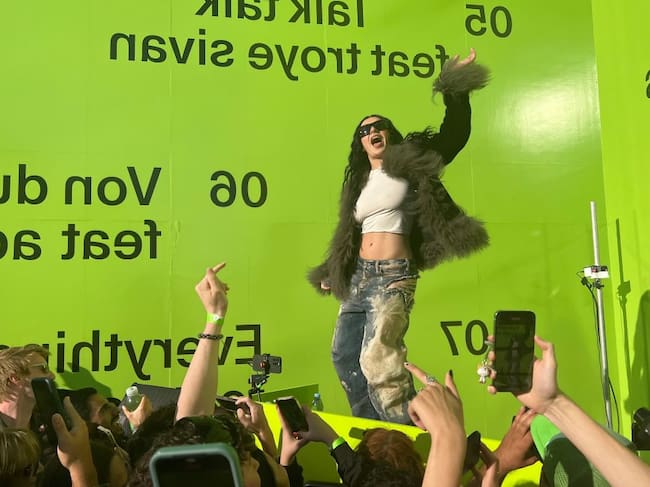 Charli XCX shared her new remix album with a few hundred fans at a special event at Storm King. Maria M. Silva