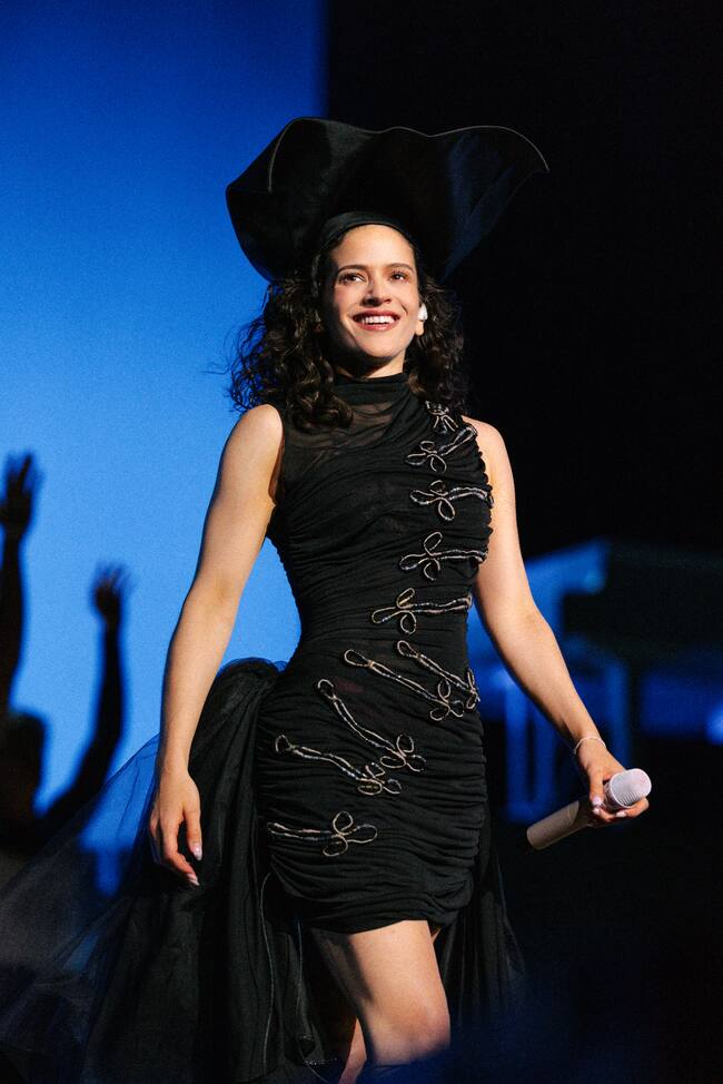 Rosalía at the LUX Tour in the United States on June 11.