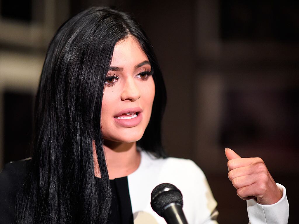 Kylie Jenner is announced as Brand Ambassador for Nip + Fab at the W Hollywood on December 15, 2015 in Hollywood, California. Frazer Harrison / Getty Images