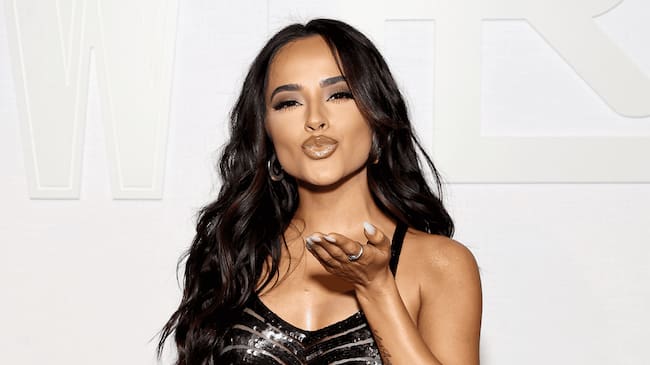 Becky G attends W Magazine And Ralph Lauren’s Art Basel Celebration on December 07, 2023 in Miami Beach, Florida. Jamie McCarthy/Getty Images for W Magazine