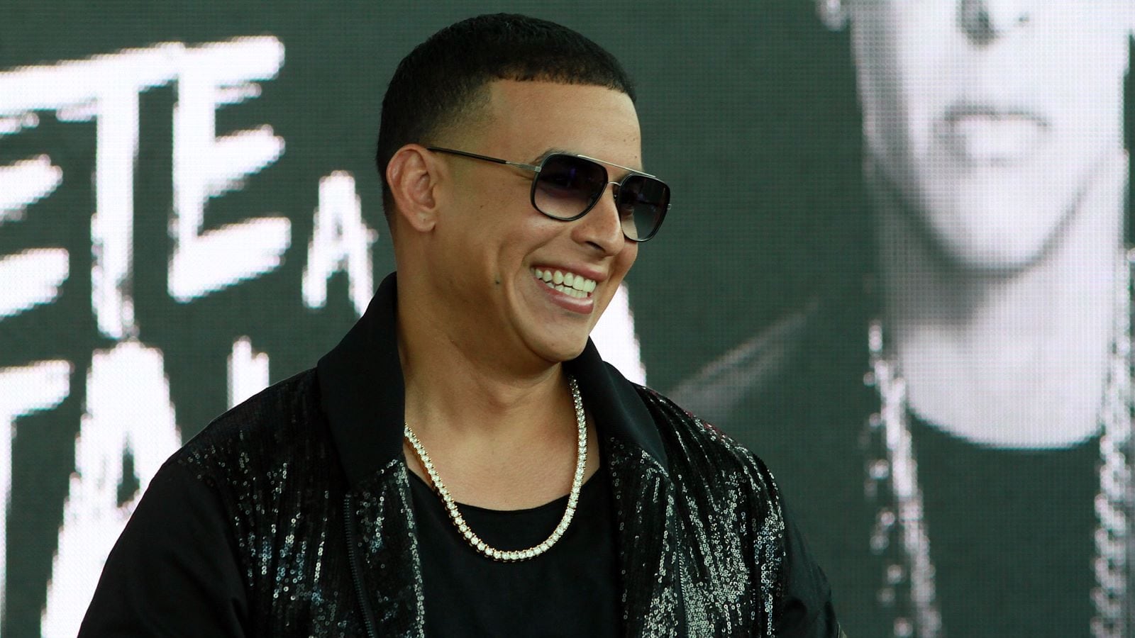 Daddy Yankee talks to media as part of Race For The Cure Press Conference in Puerto Rico. GV Cruz / WireImage