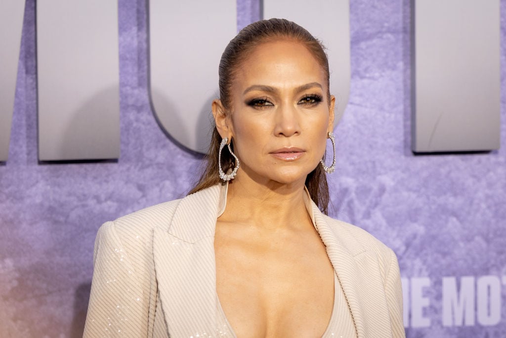 Jennifer Lopez attends the Los Angeles premiere of Netflix’s ‘The Mother’ at Westwood Regency Village Theater on May 10, 2023 in Los Angeles, California. Emma McIntyre/WireImage