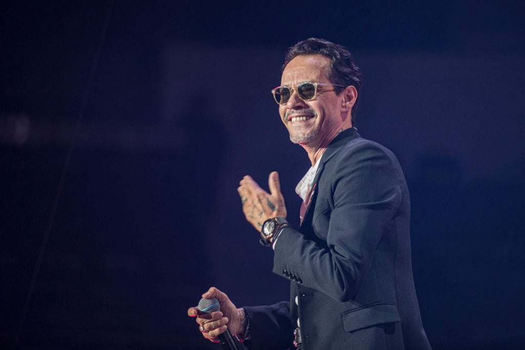 Marc Anthony performs on stage during the final night of his 2023 Viviendo Tour at Pechanga Arena. Daniel Knighton / Getty Images