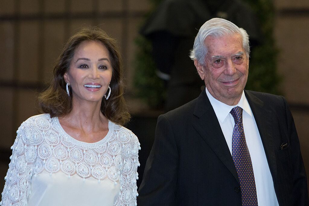 Isabel Preysler and Mario Vargas Llosa attend the Mario Vargas Llosa 80th birthday party at the Villa Magna hotel on March 28, 2016 in Madrid, Spain. Pablo Cuadra/Getty Images