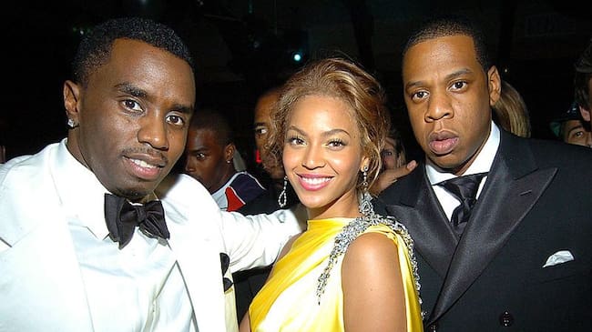 Sean «P. Diddy» Combs, Beyonce and Jay Z . Jamie McCarthy/WireImage