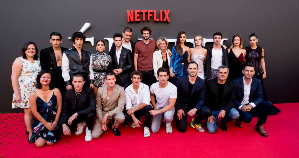 Cast of Elite attend ‘Elite’ 2nd Season Premiere at Callao Cinema on August 29, 2019 in Madrid, Spain. Pablo Cuadra/Getty.