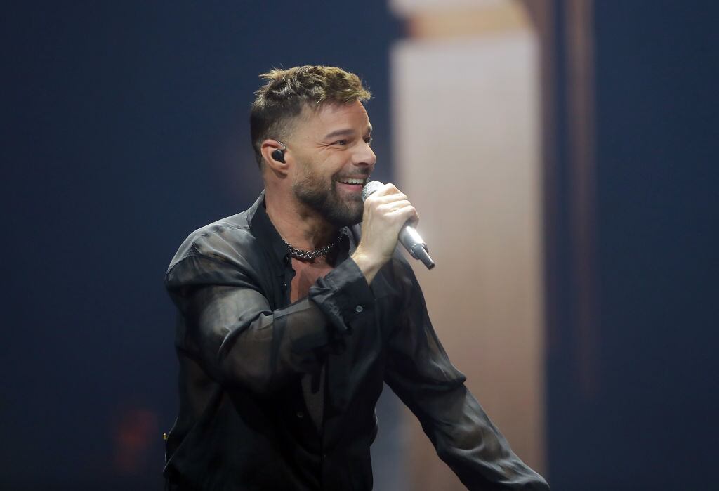 Ricky Martin performs during The Trilogy Tour at Footprint Center on November 25, 2023 in Phoenix, Arizona. John Medina/Getty Images.