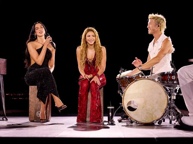 Shakira y Dua Lipa, en su actuación conjunta el 3 de octubre de 2026 en Madrid