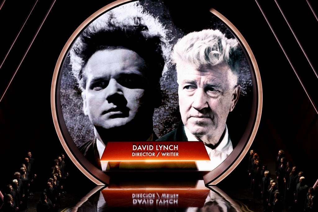 David Lynch In Memoriam at the 97th Oscars held at the Dolby Theatre on March 2, 2025 in Hollywood, California. Rich Polk/Penske Media via Getty Images