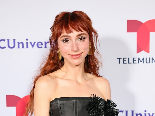 Natalia Téllez en la presentación de Telemundo