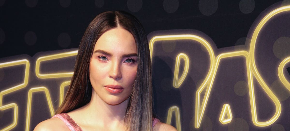 Belinda poses for photo on the Red Carpet of Mentiras series by PRIEME, at Pepsi Center on June 10, 2025 in Mexico City, Mexico.