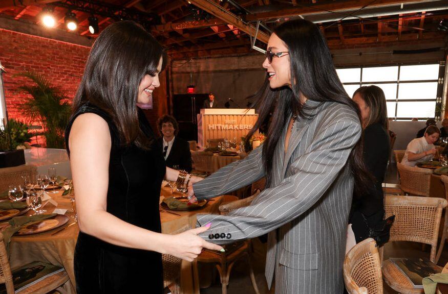 Selena Gomez and Dua Lipa at Variety’s Hitmakers Brunch on December 3, 2022 in Los Angeles. Christopher Polk/Getty Images)