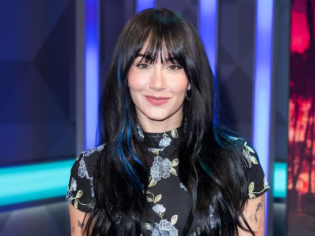 La cantante y actriz española Aitana visita los estudios de SiriusXM el 24 de enero de 2025 en Miami Beach, Florida (Foto de Jason Koerner/Getty Images)