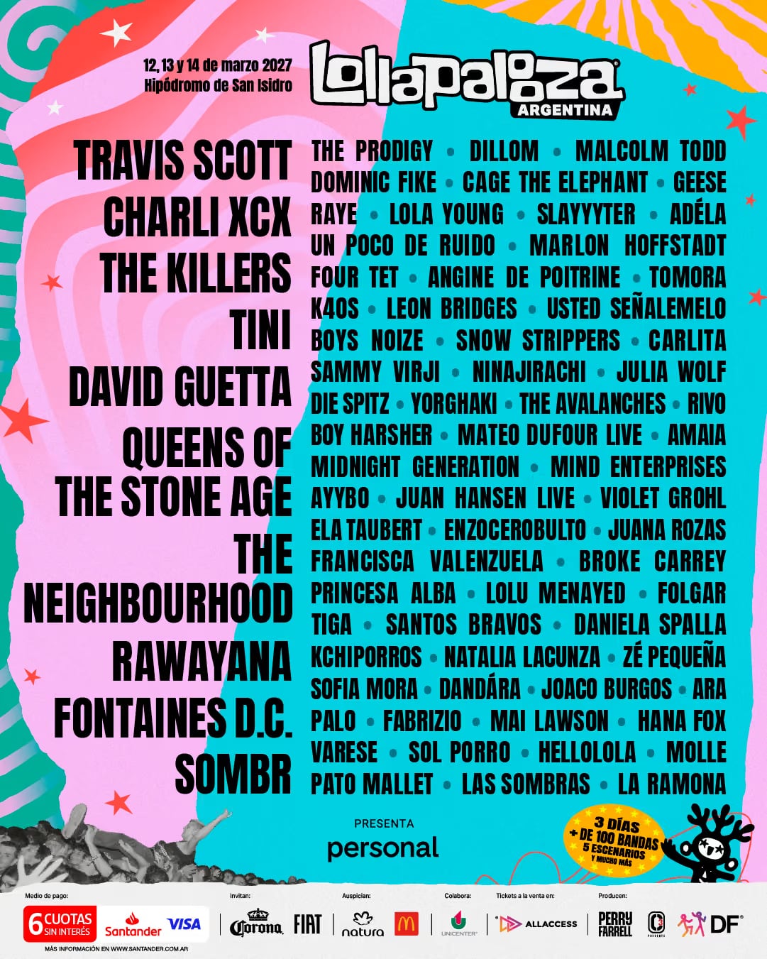 Créditos: lollapaloozaar.com
