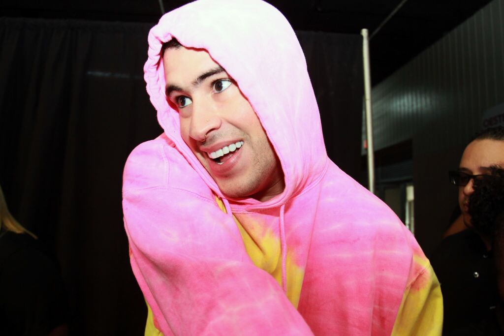 Bad Bunny donates toys as part of Good Bunny Foundation event at Roberto Clemente Coliseum on December 23, 2018 in San Juan, Puerto Rico. Gladys Vega/Getty Images