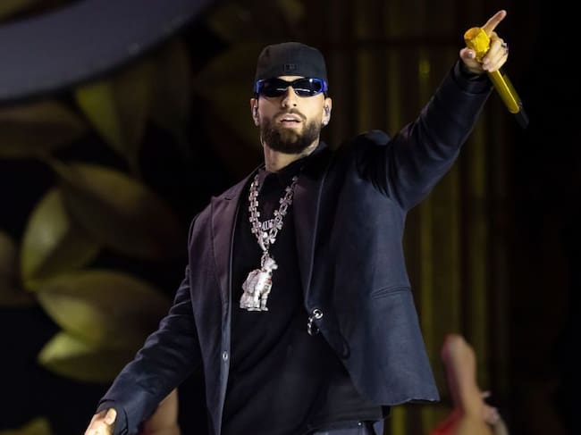 Maluma performs on stage at Plaza Santa Catalina on March 14, 2025 in Las Palmas de Gran Canaria, Spain. Rubén Grimón/Redferns