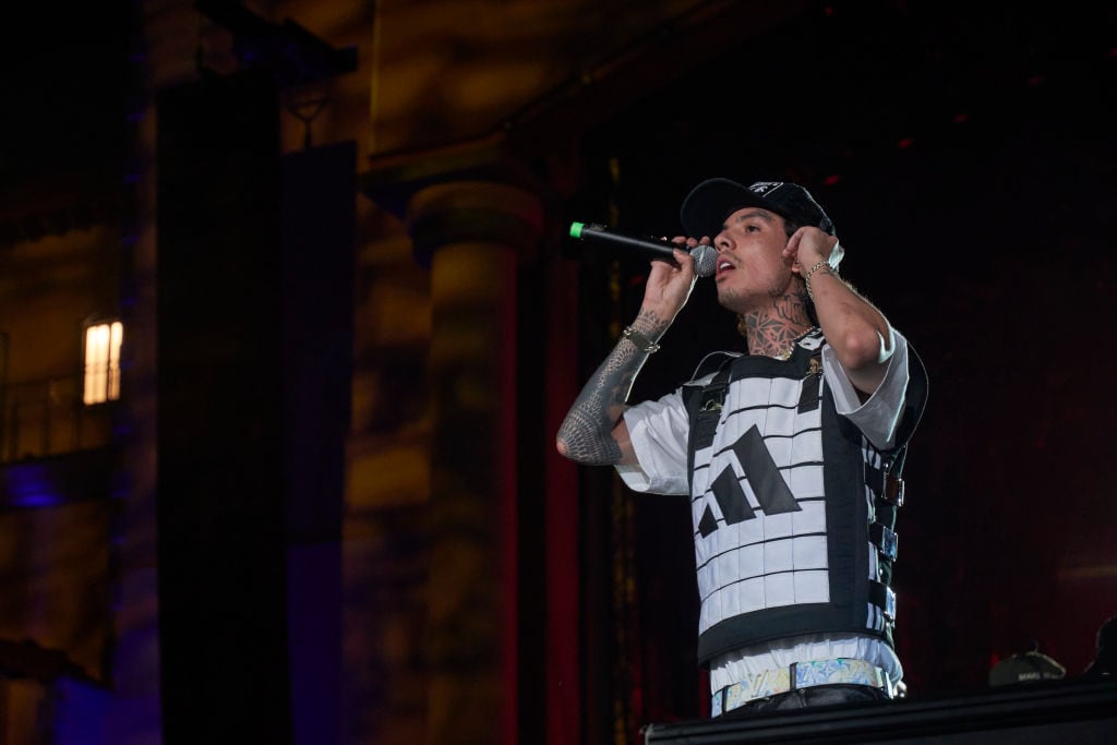 Natanael Cano performs during the ARRE Fest 2023 at Foro Sol on September 9, 2023 in Mexico City, Mexico. Jaime Nogales/Medios y Media/Getty Images