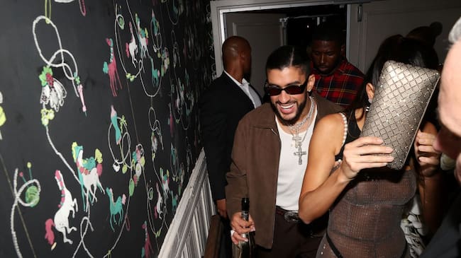 Bad Bunny and Kendall Jenner an the MET Gala 2023 afterparty / Shareif Ziyadat / Getty Images