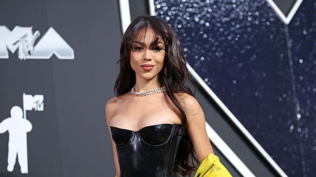 Danna Paola attends the 2024 MTV Video Music Awards at UBS Arena on September 11, 2024 in Elmont, New York. Mike Coppola/Getty Images for MTV