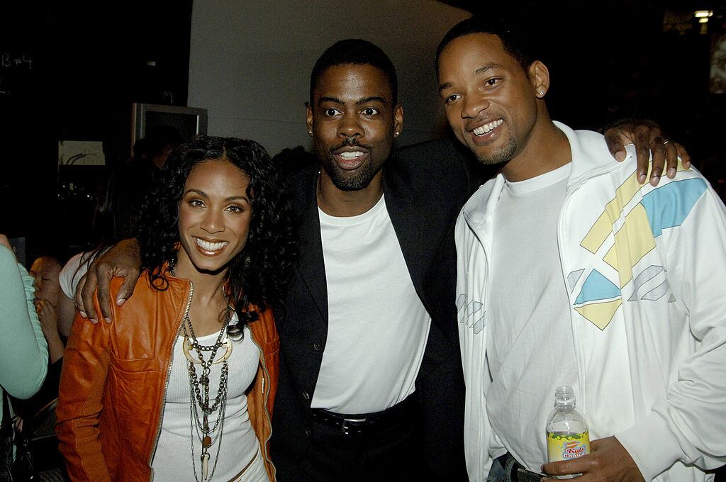 Jada Pinkett-Smith, Chris Rock and Will Smith during Nickelodeon’s 18th Annual Kids Choice Awards – Backstage and Audience at Pauley Pavillion in Los Angeles, California, United States. Jeff Kravitz/FilmMagic
