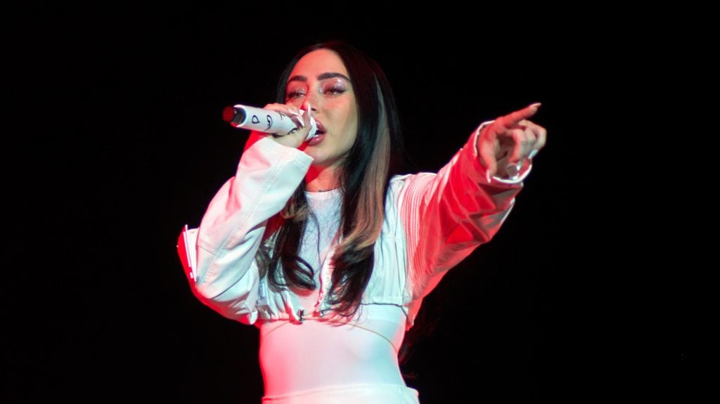Nicki Nicole performs during a concert at Pepsi Center WTC on November 2, 2023 in Mexico City, Mexico. Jaime Nogales/Medios y Media/Getty Images