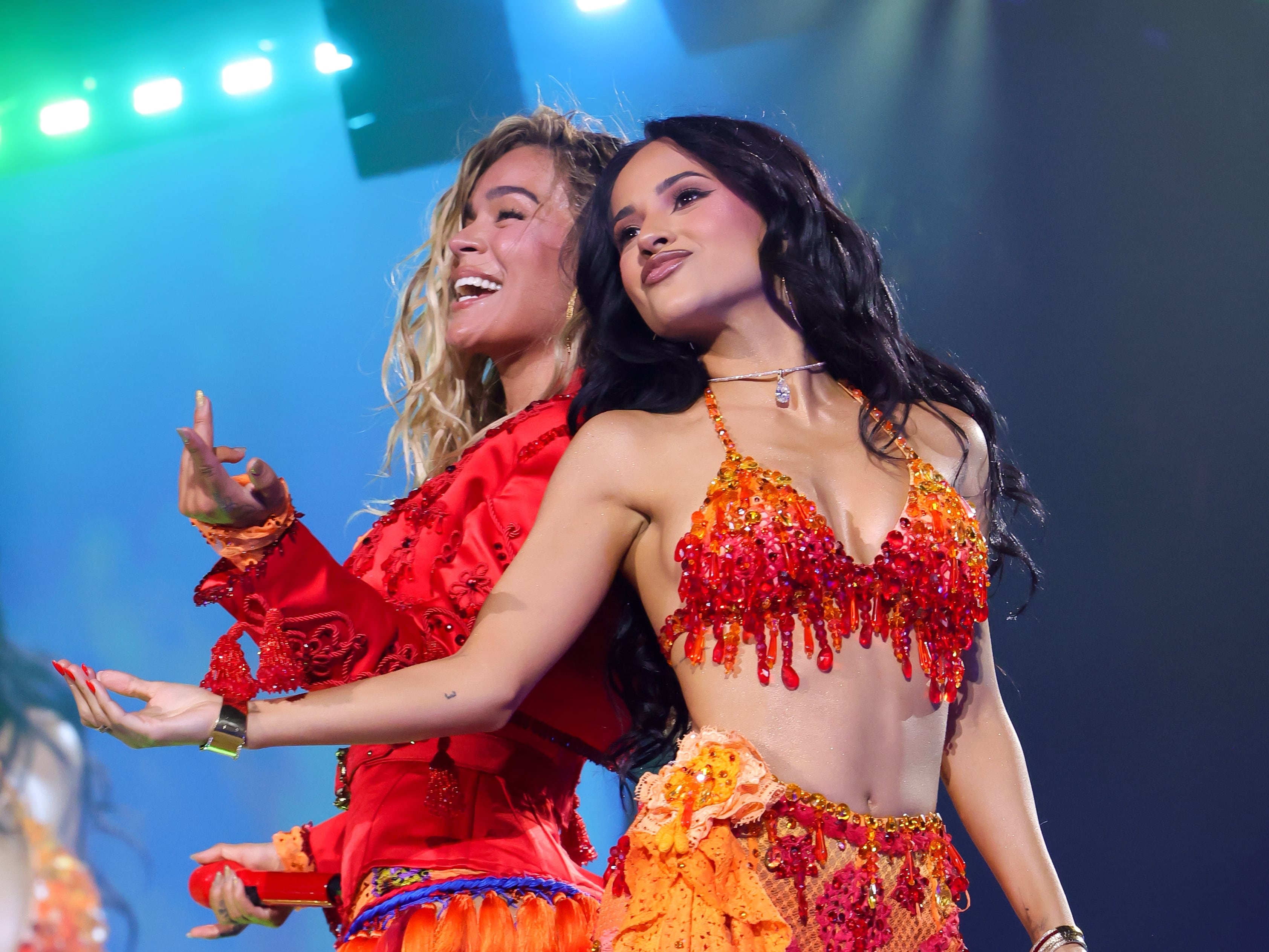 Karol G y Becky G en el Coachella 2026