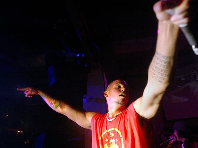 Rene ‘Residente’ Perez, of Calle 13, performs at Miami’s Pawn Shop, in Miami, Florida. Ronna Gradus / Miami Herald / Tribune News Service via Getty Images