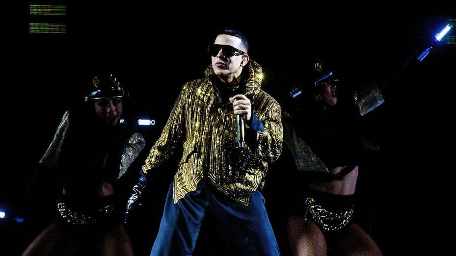 Daddy Yankee performs during his La Última Vuelta World tour. Gerardo Mora/Getty Images.